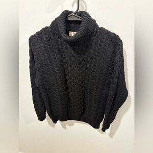 ⭐️ Like new-Carraig Donn 100% Merino Wool turtleneck sweater